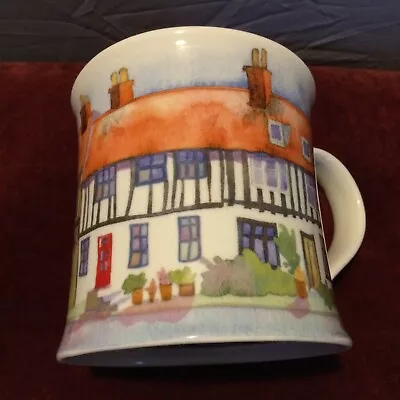 Buy Dunoon Mug Cottages, By Emma Bell , Fine Stoneware, Scotland • 10£