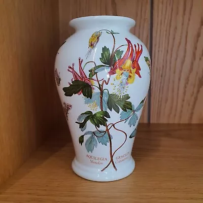 Buy Portmeirion Botanic Garden Canton Vase 15cm Slender Columbine • 15£