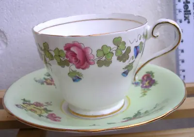 Buy Aynsley Vintage Bone China Cup And Saucer Set • 15.50£
