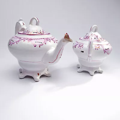 Buy Royal Chelsea Victorian Styled Teapot In Sunderland Pink Lustreware Character • 59£
