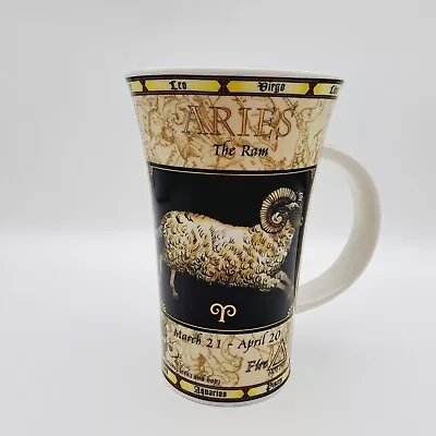 Buy Dunoon Zodiac Mug Aries The Ram Tall By Jack Dadd Scotland Stoneware 480ml • 15.98£