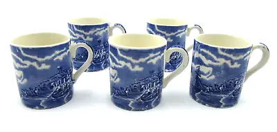 Buy Palissy Pottery Thames River Scenes Greenwich X 5 • 16.99£