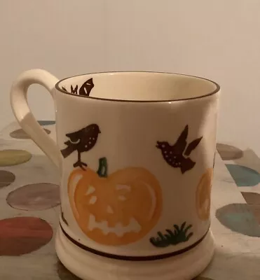 Buy Emma Bridgewater Halloween Mug Garden Pumpkins Crows Bats Autumn Scene Fall ½pt • 21£