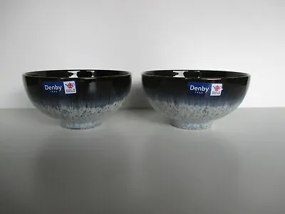 Buy Denby Pottery Halo 2 X Rice Bowls New First Quality Excellent Condition • 29.75£