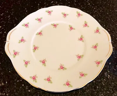 Buy DUCHESS ENGLAND Bone China ROSE SPRAYS Pattern 10 1/4  TAB HANDLED CAKE PLATE • 28.59£