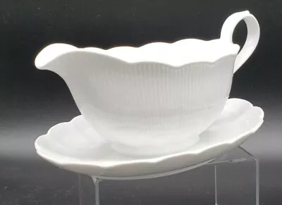 Buy Vintage Kaiser Romantica All White West Germany Attached Gravy Boat • 17.05£
