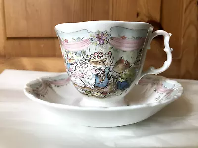 Buy Brambly Hedge The Wedding Cup And Saucer Royal Doulton Jill Barklem 1987 • 17.95£