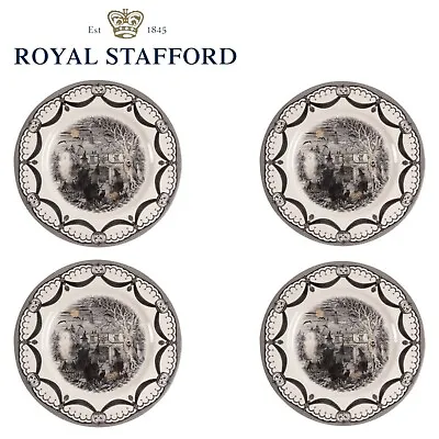 Buy 🆕ROYAL STAFFORD COVEN HALLOWEEN 4 DINNER Plates Witches Ghost Haunted House 11  • 153.01£