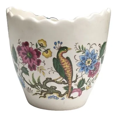 Buy Purbeck Ceramics Swanage Bird Of Paradise Scalloped Vase • 9.99£