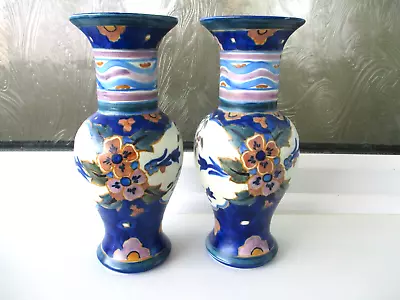 Buy Carlton Ware Handcraft Pair Of Vases • 185£