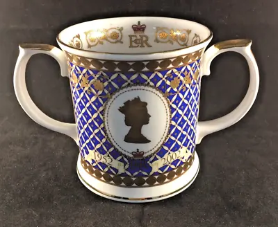 Buy James Sadler Fine Bone China Queen’s Golden Jubilee 2002 Loving Cup Mug • 9.99£