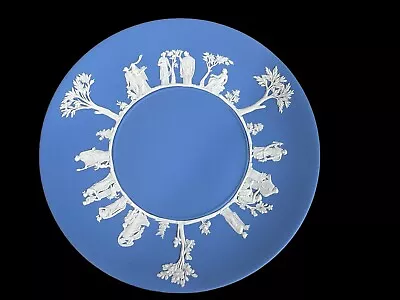 Buy WEDGWOOD Jasperware Pale Blue Shallow Plate (23.5cm) '59 • 16£