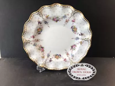 Buy Royal Crown Derby Royal Antoinette 10” 25.5cm Dinner Plate 1986 First Quality • 75£