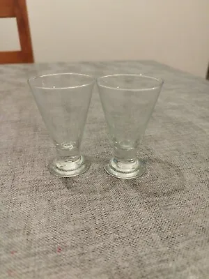 Buy SCARCE PAIR Of VICTORIAN VINTAGE MINIATURE HAND BLOWN TOT DRINKING GLASSES? • 15£