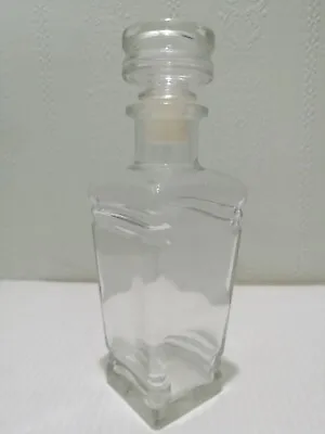 Buy Vintage Clear Glass Bottle/Decanter With Stopper • 34£
