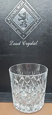 Buy Vintage Edinburgh International Lead Crystal Whiskey Tumbler Glass  200ml  • 10£